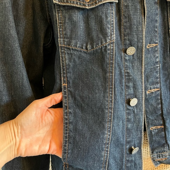 Calvin Klein Jean Jacket. Size L. - Picture 3 of 6